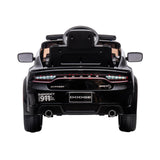 Licensed Dodge Charger 12V Ride-On Police Car with 3 Speeds and Bluetooth Connectivity