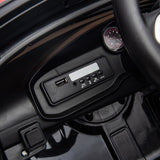 Licensed Dodge Charger Police Sports Car for Kids with LED Lights, USB and MP3 Capabilities - 12V