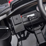 Licensed Dodge Charger Police Sports Car for Kids with LED Lights, USB and MP3 Capabilities - 12V