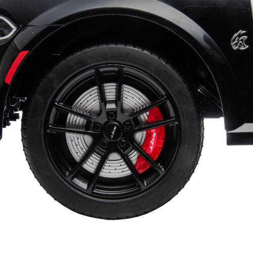 Licensed Dodge Charger Police Sports Car for Kids with LED Lights, USB and MP3 Capabilities - 12V