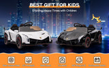Licensed Lamborghini 12V Battery Powered Ride-On Car for Kids with Remote Control and MP3 Compatibility