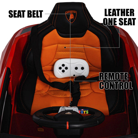 Licensed Lamborghini 12V Electric Ride-On Car for Kids with R/C and MP3 - Available in Multiple Colors