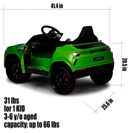 Licensed Lamborghini 12V Electric Ride-On Car for Kids with R/C and MP3 - Available in Multiple Colors