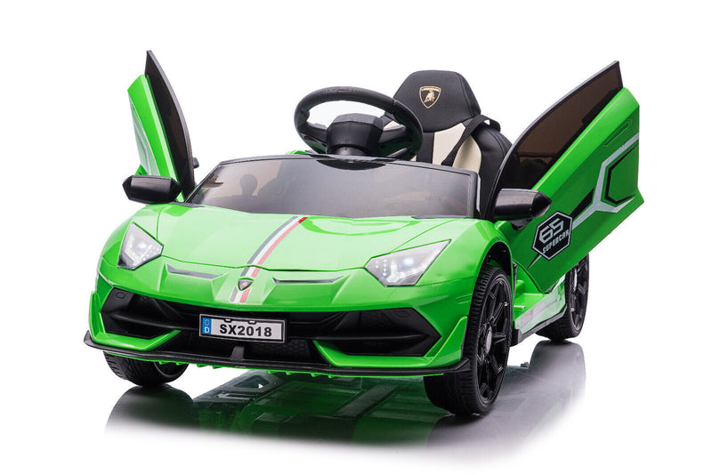 Licensed Lamborghini 12V Ride-On Car with Parental Remote Control and 3 Adjustable Speeds