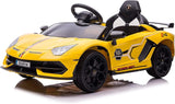Licensed Lamborghini 12V Ride-On Car with Parental Remote Control and 3 Adjustable Speeds