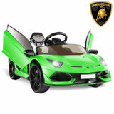 Licensed Lamborghini Aventador 12V Battery Powered Ride-On Car for Kids - Perfect Gift!