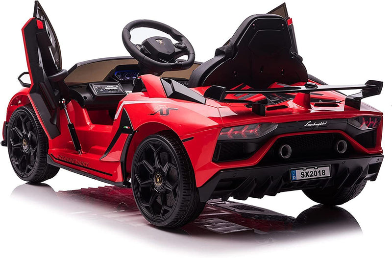 Licensed Lamborghini Aventador 12V Battery Powered Ride-On Sports Car Toy