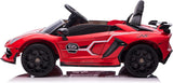 12V Licensed Lamborghini Aventador Ride-On Car with Hydraulic Doors and 3 Speed Options for Kids