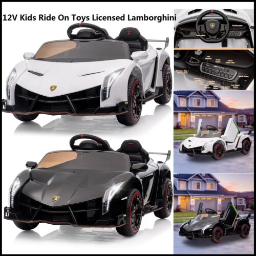Licensed Lamborghini Electric Car for Kids with Remote Control - Perfect Gift for Young Drivers!