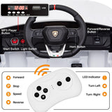 Licensed Lamborghini Electric Car for Kids with Remote Control and 4 Wheels