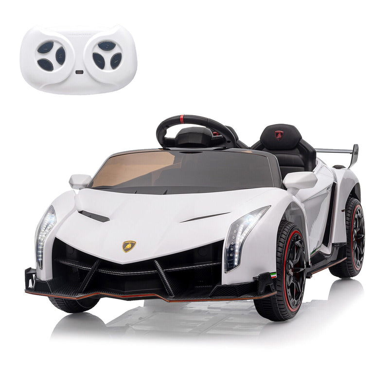 Licensed Lamborghini Veneno 12V Electric Ride-On Car for Kids with Remote Control