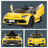 Licensed Lamborghini Electric Ride-On Car for Kids with Remote Control - Perfect Gift for Boys and Girls