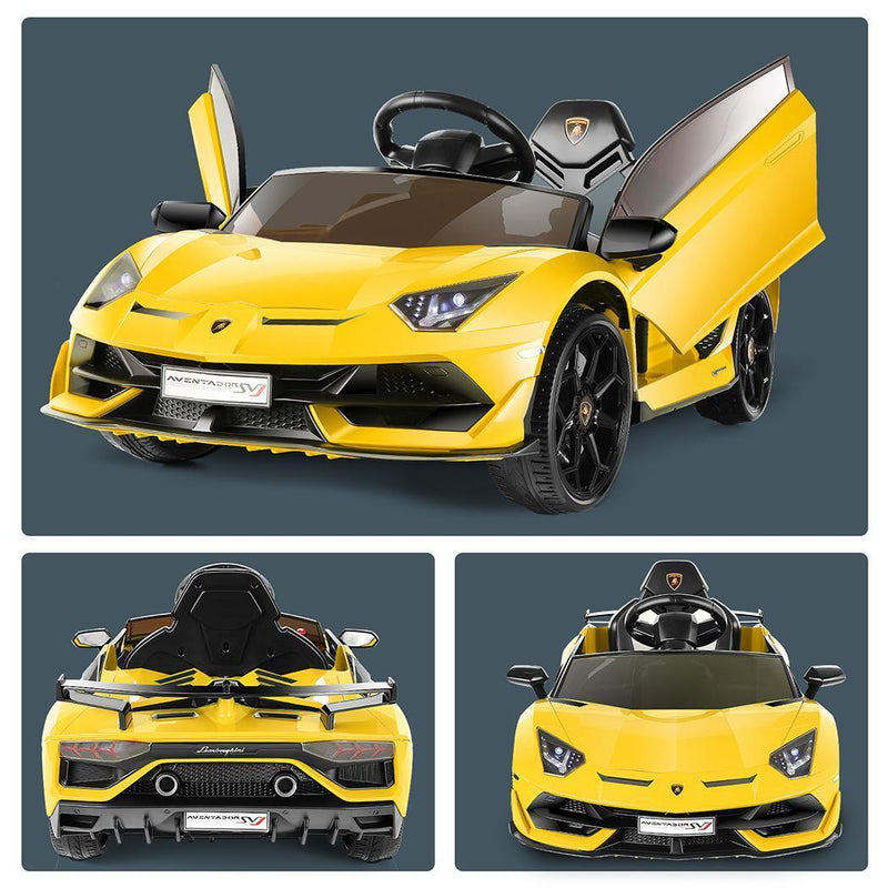 Licensed Lamborghini Electric Ride-On Car with Remote Control - Perfect for Sports Toy Enthusiasts!