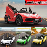 Licensed Lamborghini Kids Ride On Sports Car with Remote Control - 12V Electric Gift