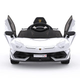 Licensed Lamborghini Kids Ride On Sports Car with Remote Control - 12V Electric Gift
