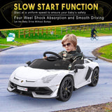 Licensed Lamborghini Kids Ride On Sports Car with Remote Control - 12V Electric Gift