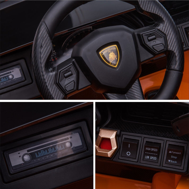 Licensed Lamborghini Sian 12V Kids Ride On Car with Remote Control - Battery Powered Toy for Endless Fun!