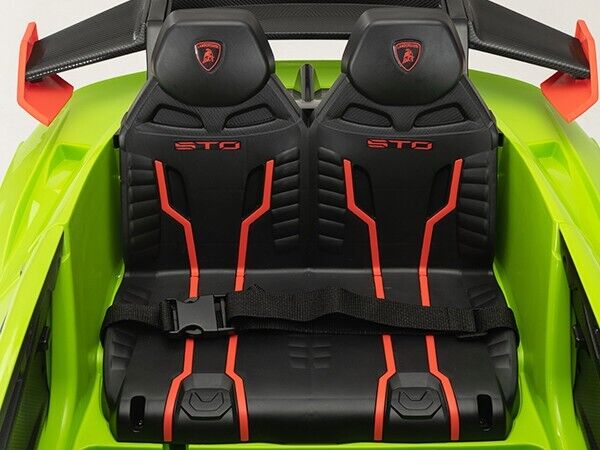 Licensed Lamborghini STO Ride On Car for Kids - 12V Battery Powered, Green