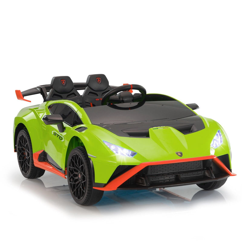 Licensed Lamborghini STO Electric Ride-On Car for Kids with Remote Control - 12V
