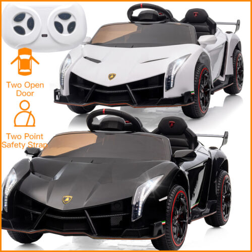 Licensed Lamborghini Style 12V Electric Ride-On Car for Kids with Remote Control
