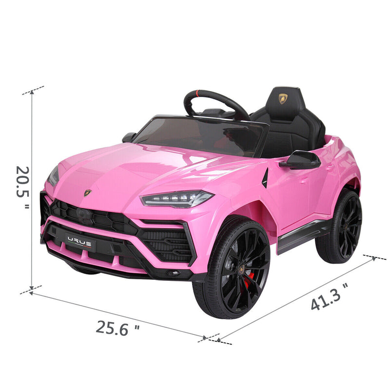 Licensed Lamborghini Urus SUV Ride-On Car for Kids with Remote Control and MP3 Player - 12V