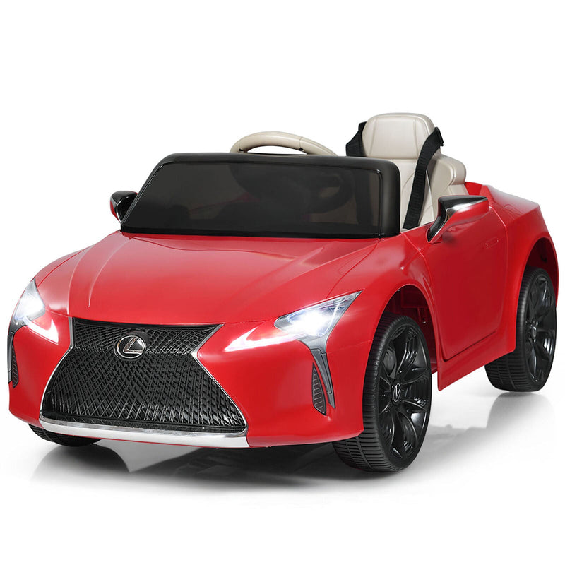 Licensed Lexus LC500 Kids Ride On Car with MP3 and Remote Control - Red (12V)
