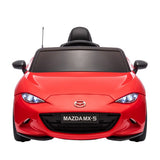 Licensed Mazda 12V Ride-On Car for Kids with Remote Control and LED Lights