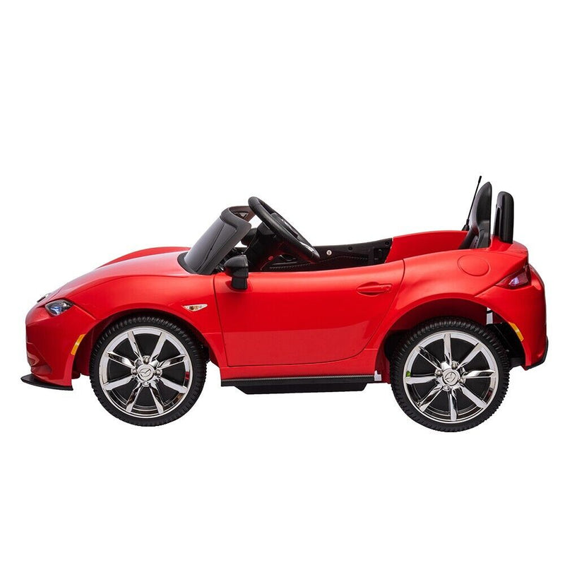 Licensed Mazda 12V Ride-On Car for Kids with Remote Control and LED Lights