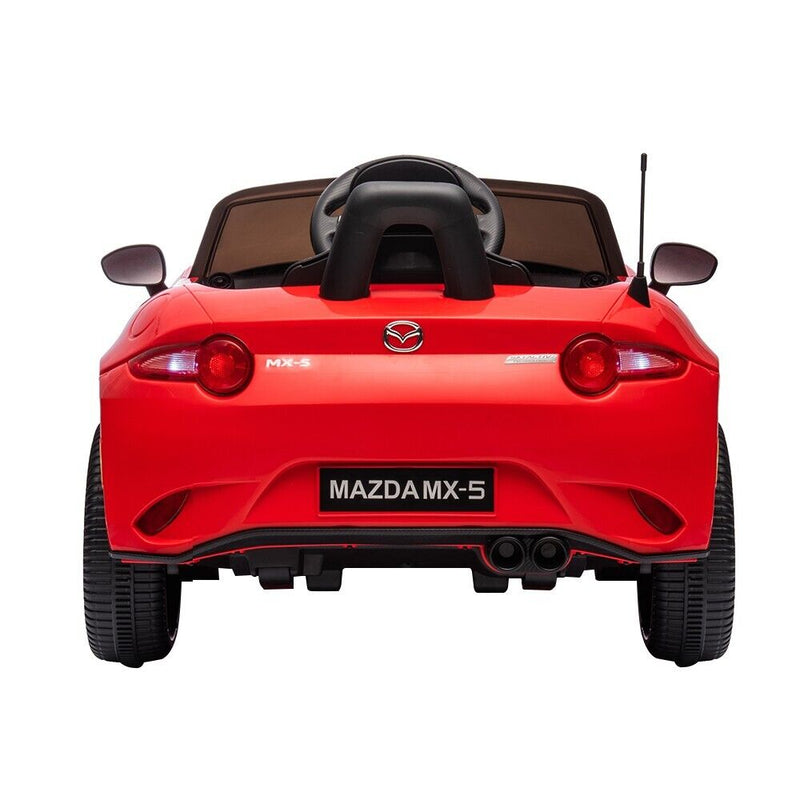 Licensed Mazda 12V Ride-On Car for Kids with Remote Control and LED Lights