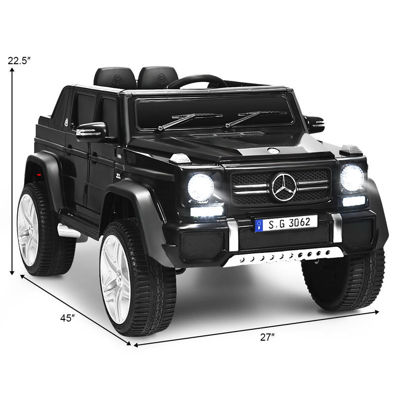 Licensed Mercedes Benz 12V Electric Kids RC Ride On Car - Battery Powered
