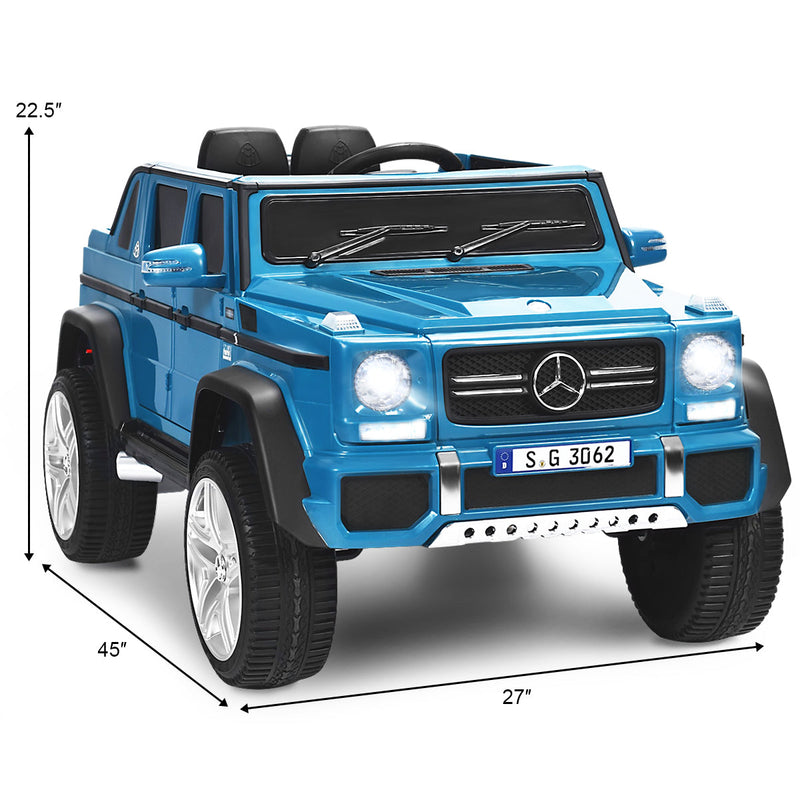 Licensed Mercedes Benz 12V Electric Kids RC Ride On Car - Battery Powered