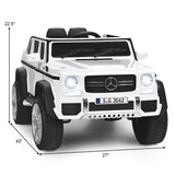 Licensed Mercedes Benz 12V Electric Kids RC Ride On Car - Battery Powered