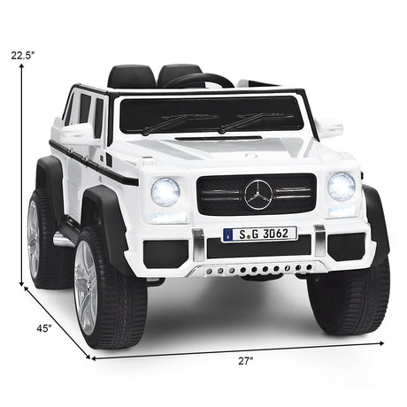 Licensed Mercedes Benz 12V Electric Kids RC Ride On Car - Battery Powered