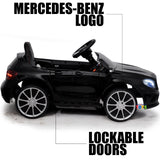 Licensed Mercedes-Benz 12V Kids Ride On Car with R/C and MP3 Music - Available in Multiple Colors