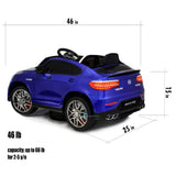 Licensed Mercedes-Benz 12V One Seater Car with R/C and MP3 - Available in Multiple Colors