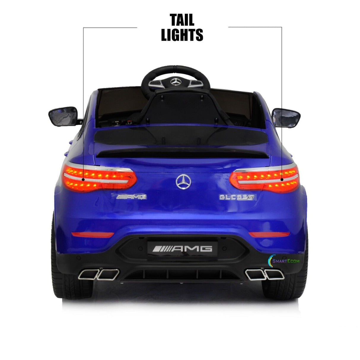 Licensed Mercedes-Benz 12V One Seater Car with R/C and MP3 - Available in Multiple Colors