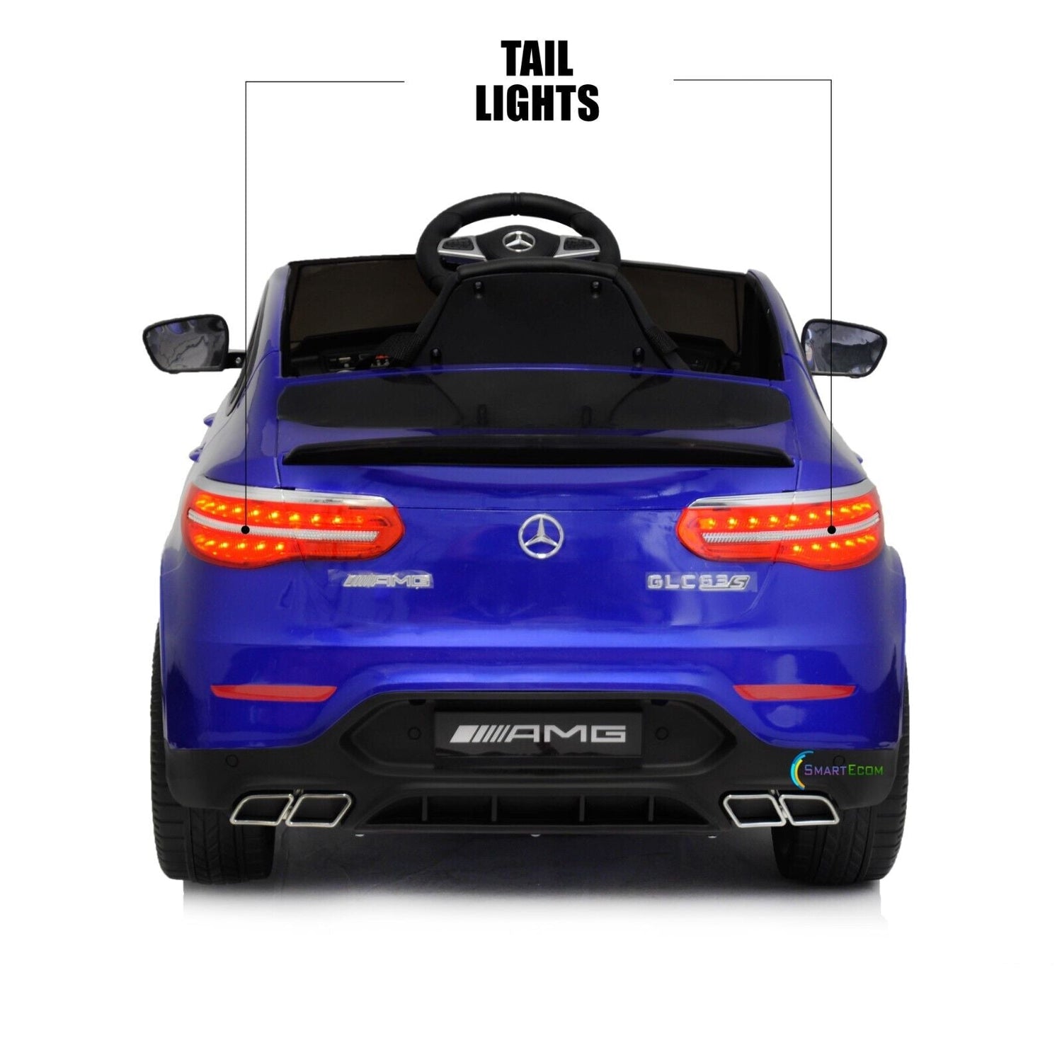 Licensed Mercedes-Benz 12V One Seater Car with R/C and MP3 - Available in Multiple Colors