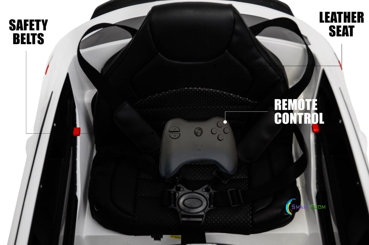 Licensed Mercedes-Benz 12V One Seater Car with R/C and MP3 - Available in Multiple Colors