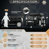Licensed Mercedes-Benz 12V Ride On Car for Kids with Remote Control and LED Lights - 3 Speed Options