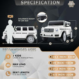Licensed Mercedes-Benz 12V Ride On Car for Kids with Remote Control and LED Lights - 3 Speed Options