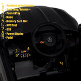 Licensed Mercedes-Benz 12V Ride-On Car with RC Control, MP3 Player, and Multiple Color Options for Kids
