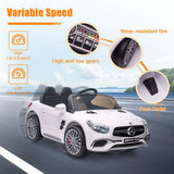 Licensed Mercedes-Benz 2 Seater Electric Ride-On Car for Kids with Remote Control