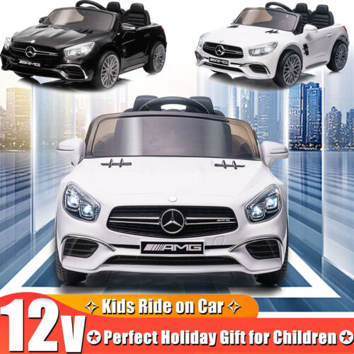 Licensed Mercedes-Benz Electric Ride-On Car for Kids with LED Lights, Music, and Remote Control