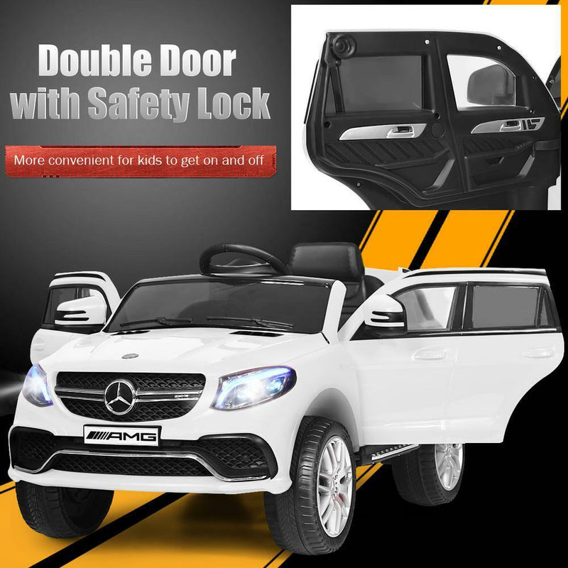 Licensed Mercedes Benz Electric Ride-On Car for Kids with MP3 and Remote Control