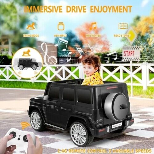 Licensed Mercedes-Benz G500 12V Electric Ride-On Car for Kids with Remote Control