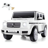 Licensed Mercedes-Benz G500 12V Ride-On Car with Remote Control and AUX/USB Connectivity for Kids