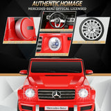 Licensed Mercedes-Benz G500 4WD Battery Powered Ride-On Car for Kids (12V)