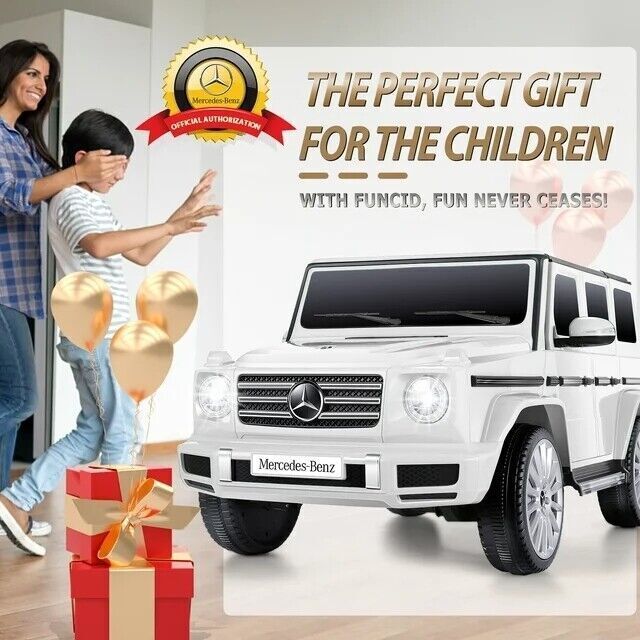 Licensed Mercedes-Benz G500 4WD Kids Ride-On Car with Remote Control & USB