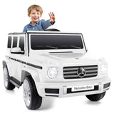 Licensed Mercedes-Benz G500 12V Battery Powered Ride On Car with Remote Control for Kids
