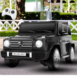Licensed Mercedes-Benz G500 4WD Kids Ride-On Car with Remote Control and LED Lights - 12V